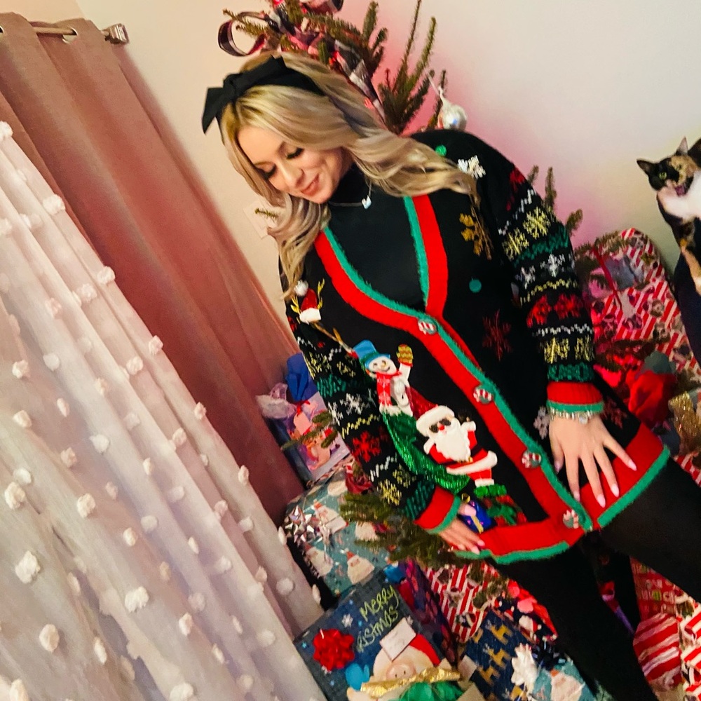 Christmas button down dress